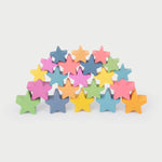 Load image into Gallery viewer, Rainbow Wooden Stars
