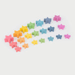 Load image into Gallery viewer, Rainbow Wooden Stars
