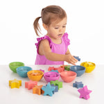 Load image into Gallery viewer, Rainbow Wooden Stars
