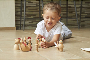 Wooden Enchanted Figures Pk10