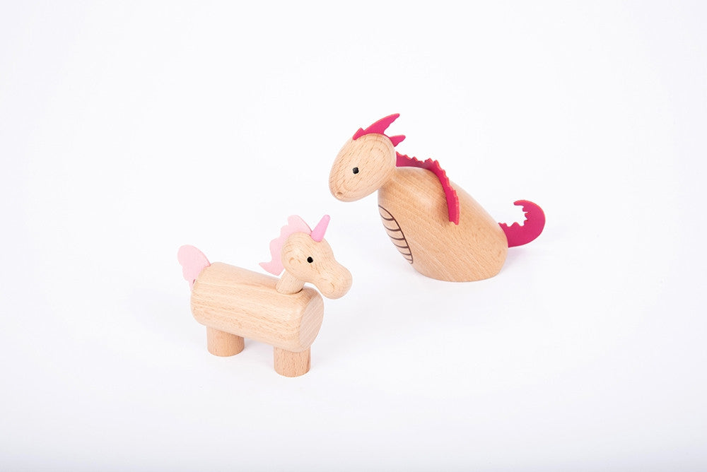Wooden Enchanted Figures Pk10