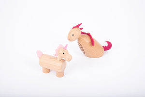 Wooden Enchanted Figures Pk10