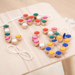 Load image into Gallery viewer, Wooden Lacing Jewels

