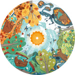 Load image into Gallery viewer, Hape Four Season Puzzle — LED Light-Up Educational Puzzle for Kids
