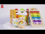 Load and play video in Gallery viewer, Hape Pound &amp; Tap Bench With Slide Out Xylophone
