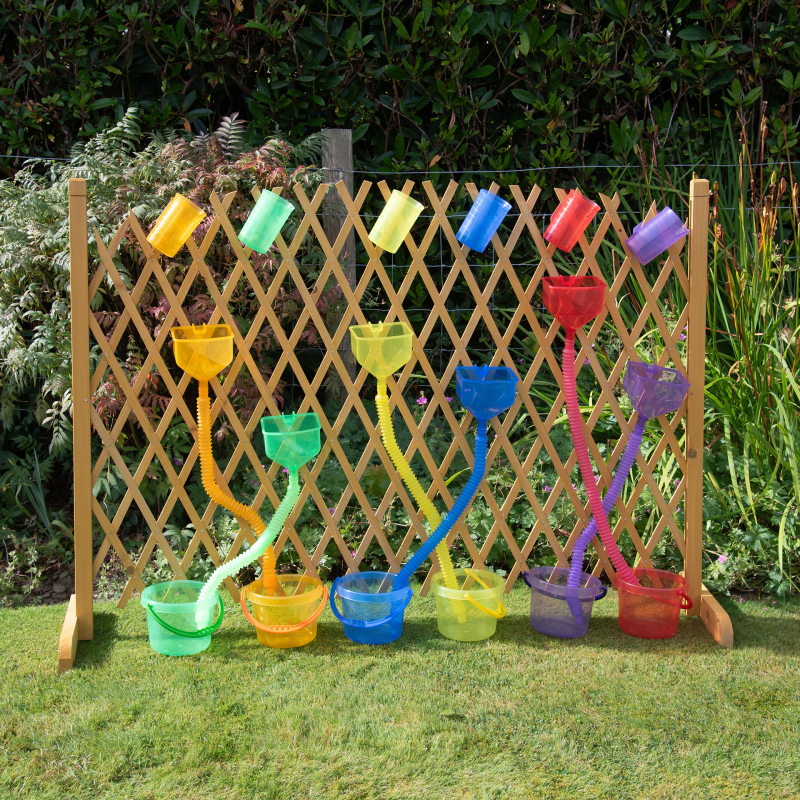 Translucent Colour Bucket Set - Pk6