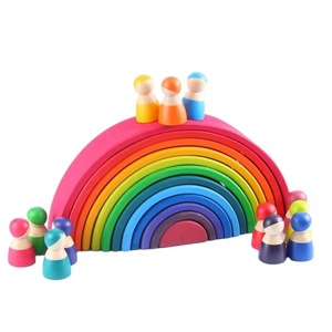 Wooden Rainbow Arch (12 Piece)